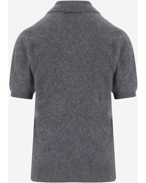 By Malene Birger Tallalia Cashmere Sweater With Cut Out Detail - Gray