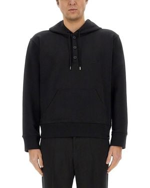 Courreges Cotton Sweatshirt For - Black