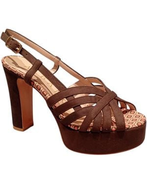 Albano Velour St Rombo Cuoio Calf Leather - Brown