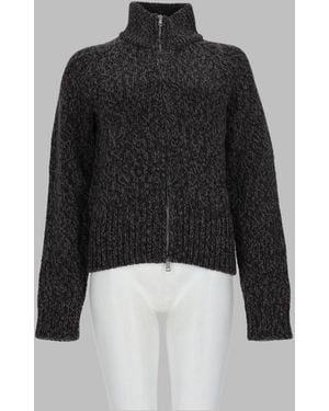 Our Legacy Wool Zip Cardigan Jumper - Black