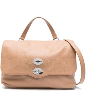 Zanellato Postina Daily Medium Leather Handbag - Natural