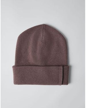 Brunello Cucinelli Wool Knit Hat Accessories & Slg - Brown