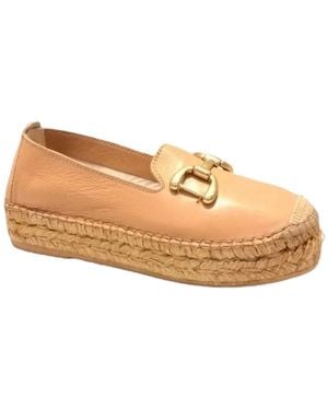 Vidorreta Napa Merce Doble Tostado Calf Leather Shoe - Natural