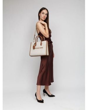 Michael Kors Tote Bag 89.Coated Canvas Tote-Bags - White