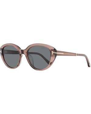 Tom Ford Alt Fit Cat Eye Sunglasses Tf1246K 45A 54Mm Plastic (Acetate) - Black