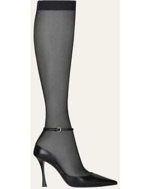 Givenchy Show Stocking Pump 95Mm_Black