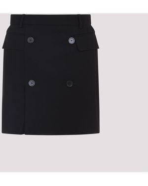 Balenciaga Tailored Mini Skirt - Black