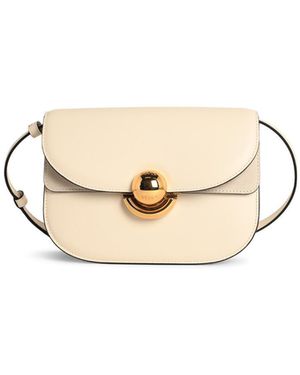 Furla Cream Leather 'Sfera' Mini Crossbody Bag - Natural