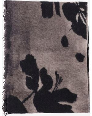 Faliero Sarti Marlon Wool Blend Scarf - Gray