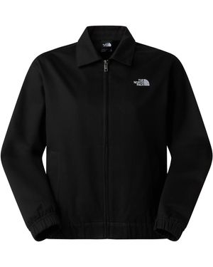 The North Face Twill Collared Jacket - Black