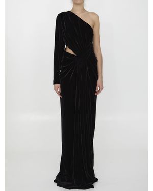 Costarellos Velvet Dress - Black