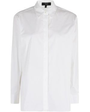 Theory Classic Menswear Shirt - White