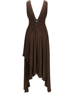 Alaïa Dress Deesse Viscose - Brown