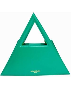 Sara Battaglia Triangle Bag - Green