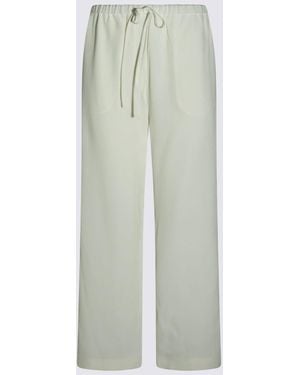 TOTEME Viscose Trousers - Green