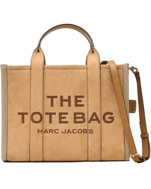 Marc Jacobs Tote Bag Suede - Metallic