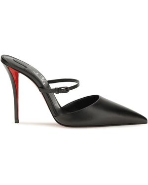 Christian Louboutin Milena Leather Mules Court Shoes - Multicolour