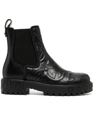 Ferragamo Ferragamo Varsi Ankle Boots - Black