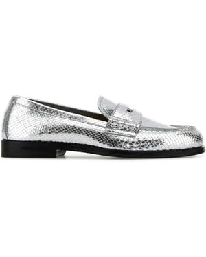 DSquared² Leather Neoclassic Loafers - White