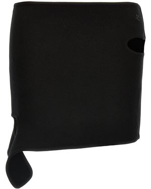Courreges 'Loop Milano' Skirt - Black