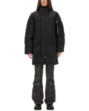 Alpha Industries Long Bomber Jacket N-3B - Black