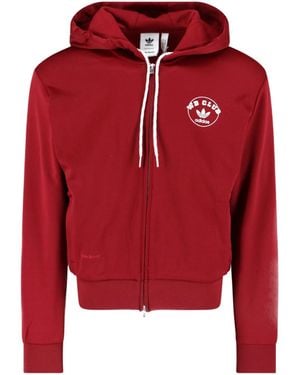 adidas Originals Logo Zip Sweatshirt - Red