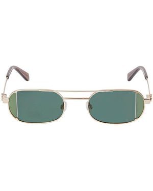 Off-White c/o Virgil Abloh Frame And Lens Sunglasses - Green