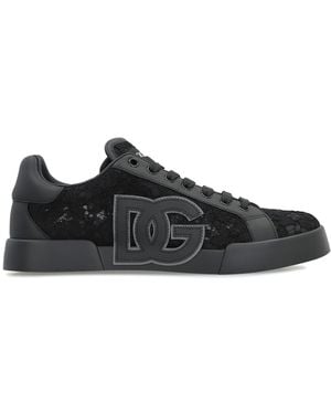 Dolce & Gabbana Taormina Low-Top Trainers - Black
