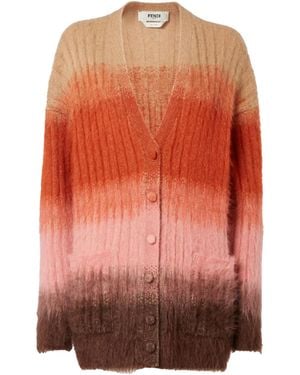 Fendi Sweaters Mohair Polyamide Wo - Orange