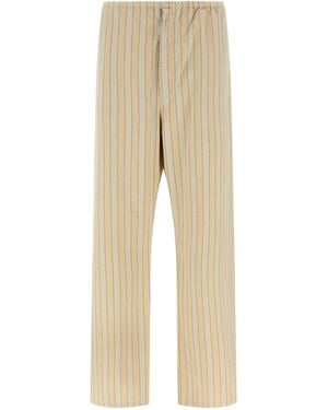 Maison Margiela Cotton Bottoms Sleepwear Clothing - Natural