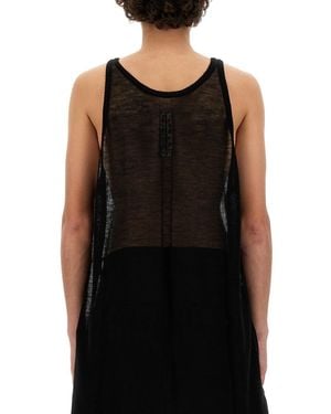 Rick Owens Knitted Tank Top Wool - Black