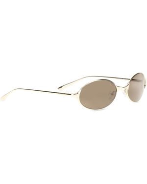 McQueen Neo Oval Sunglasses Metal - Multicolor