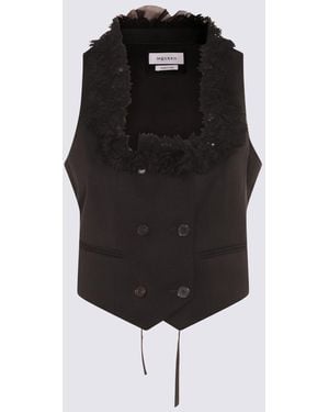 McQueen Wool Top - Black
