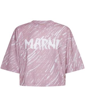 Marni T-Shirts And Polos - Purple