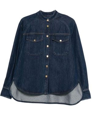 forte_forte Denim Cotton Shirt - Blue