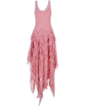 chinese dress ladies Baltic Born Womens Kearny Ruffle Maxi Dress | Pink Floral main image 0