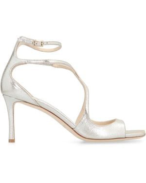 Jimmy Choo Sandals Azia Leather - White