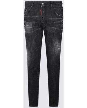 DSquared² Cotton Denim Jeans - Grey