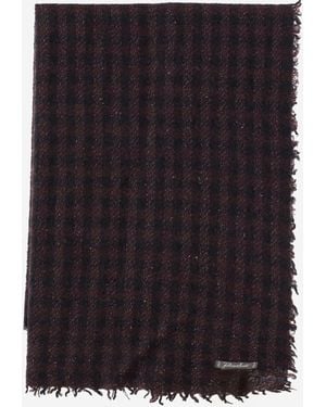 Faliero Sarti Paoletto Cashmere And Wool Blend Scarf - Black