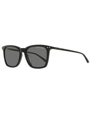 Bottega Veneta Evergreen Square Sunglasses Bv0251Sa 001 53Mm Plastic (Acetate) - Black