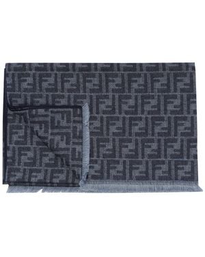 Fendi Ff Scarf - Blue