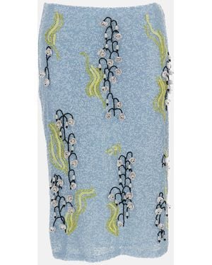 Des Phemmes Skirts Pl El - Blue