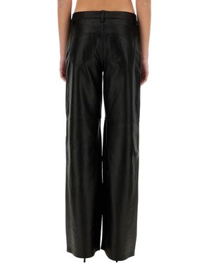 MICHAEL Michael Kors Michael Michael Kors Lamb Leather Pants - Black