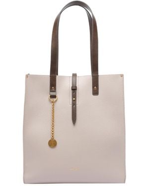 Liu Jo Logo Shoulder Bag - Natural