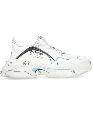 Balenciaga Triple S Trainers - White