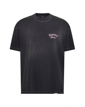 Represent T-Shirt Duality Washed Cotton T-Shirts - Black