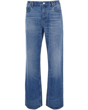 FRAME Jeans With Faded Design And Wide Leg - Blue