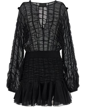 Giovanni bedin Cotton Short Dress - Black