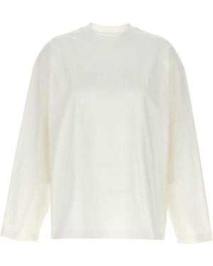 Jil Sander Logo Print T-Shirt - White