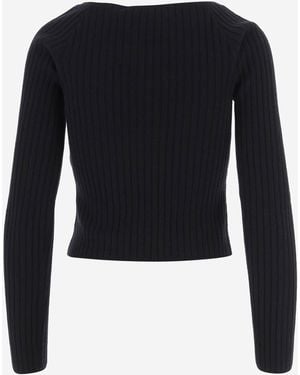 Gucci Sweater Wool And Cashmere - Blue